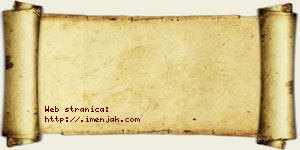 Trnjina Nenadić vizit kartica